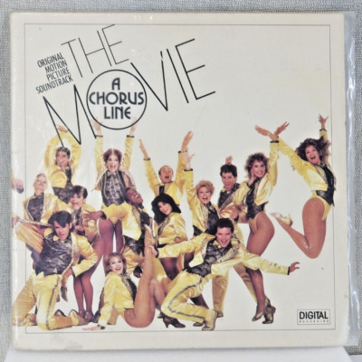 A Chorus Line ORIGINAL MOTION PICTURE SOUNDTRACK 1985 LP Casablanca 1st Prs E/E-