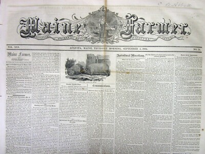 1862 Civil War newspaper SECOND BATTLE of BULL RUN Manassas
