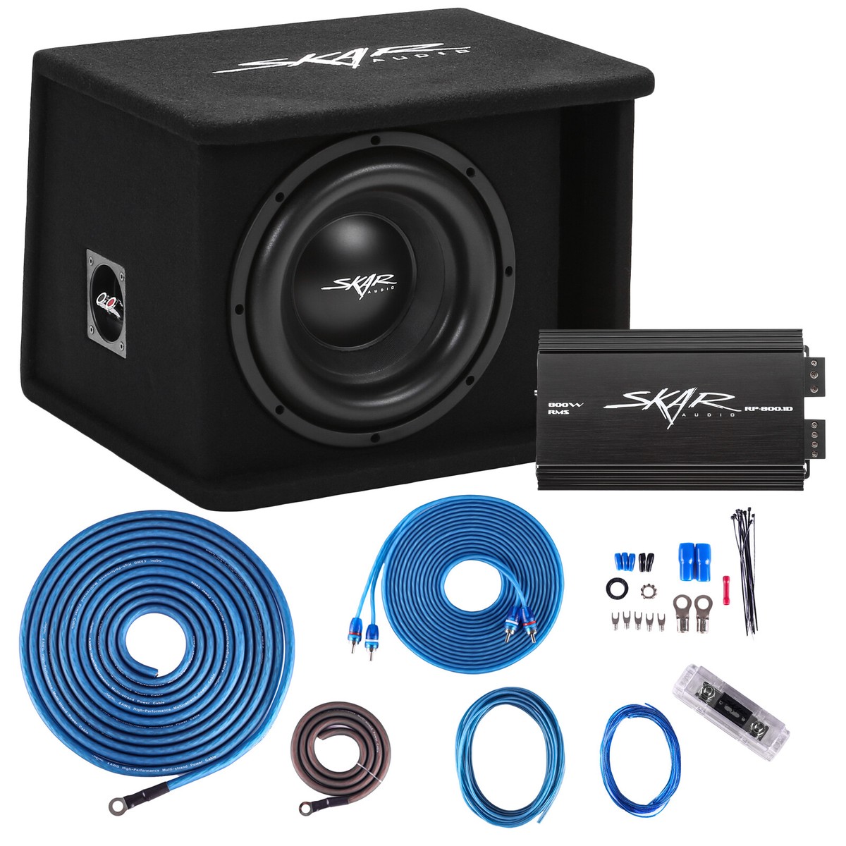 Cheap Sub And Amp Combo SKAR AUDIO SINGLE 10