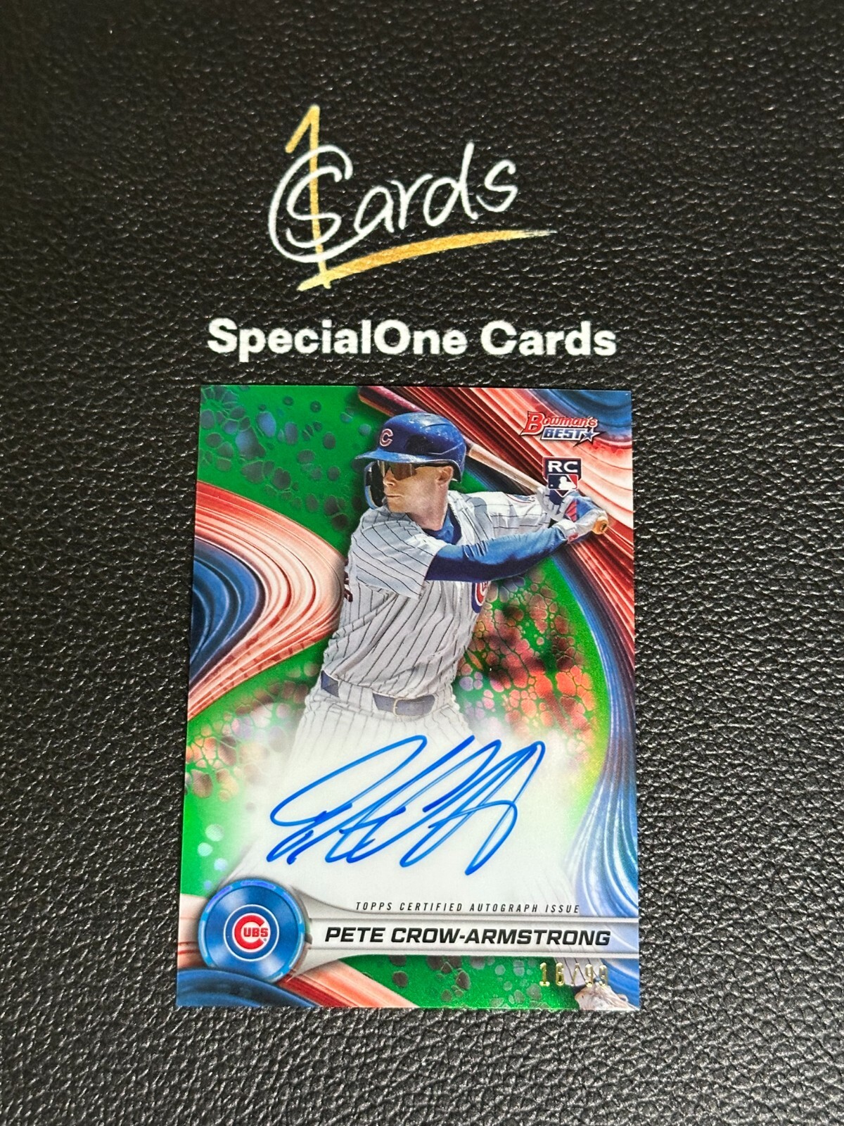 2024 Topps Bowman's Best Pete Crow-Strong RC /99 Best of 2024 Auto-CARLIN05