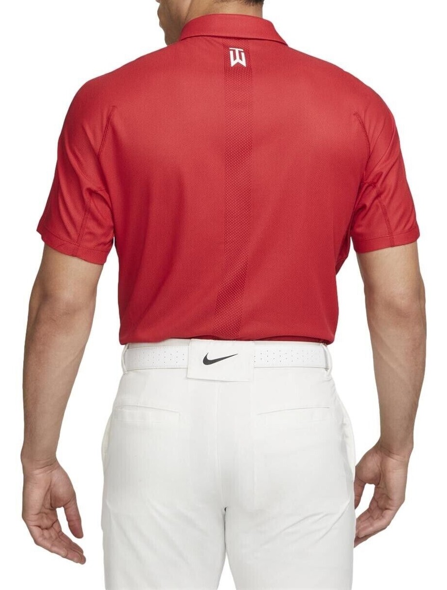 Nike Dri-FIT ADV Tiger Woods Golf Polo Shirt Sunday Red DR5327-687