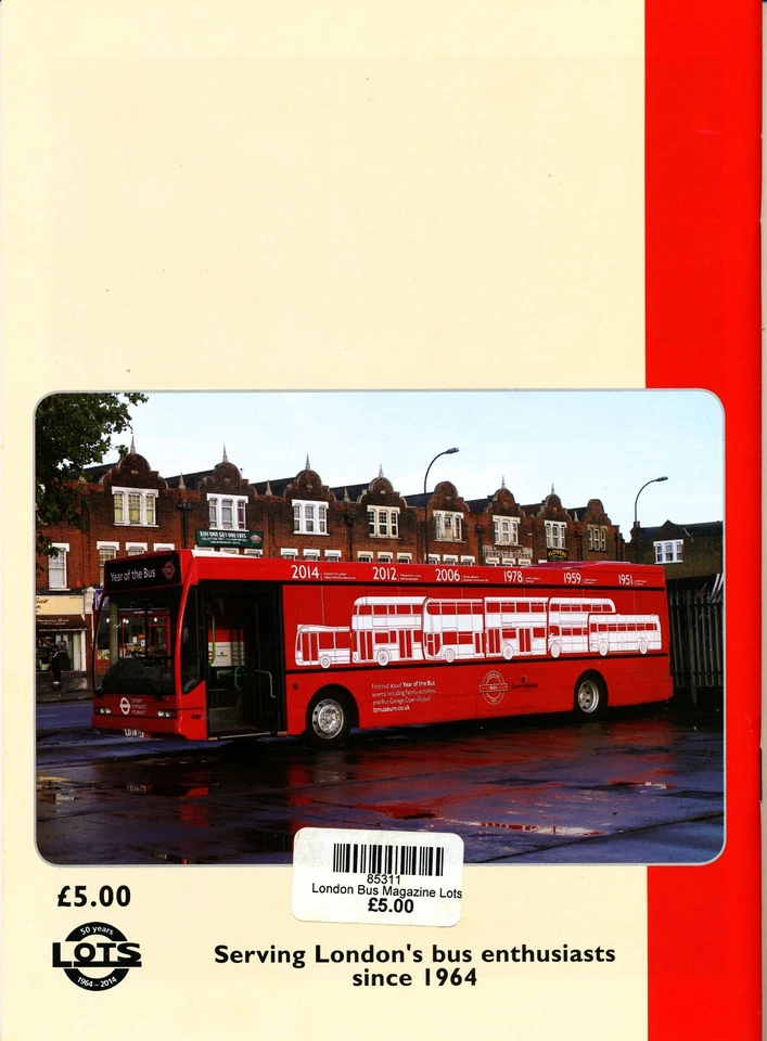 LONDON BUS MAGAZINE 169 2014 LOTS,Transport,West Croydon Buses,Year of the Bus - Image 2 of 2