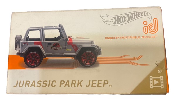 Jeep Hot Wheels id Jurassic Park edición limitada coleccionable es una emoción poseer. Nuevo en caja