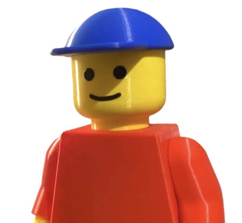 Accessory Pack For Giant 20” Tall LEGO Minifig  Figure Baseball Hat - Afbeelding 1 van 3