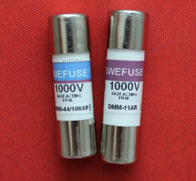 1pair DMM-B-11A&DMM-B-44/100 DMM-11A&DMM-44/100 1000VAC/DC FUSE NEW