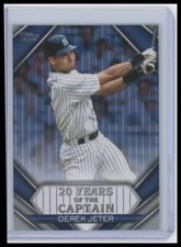 2020 Topps Update #YOC-99 Derek Jeter 20 Years of The Captain Blue