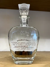 Whistlepig Double Malt 18 Year Bourbon Bottle Decanter Unwashed Unrinsed