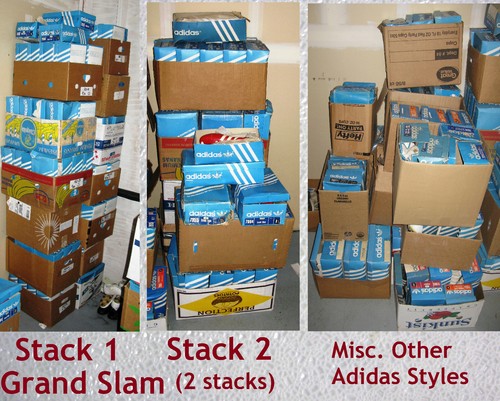 1,500 pair OLD STOCK Lot Vintage 80s Cleats Adidas Puma Converse GREAT $$ Oppor - Picture 7 of 24