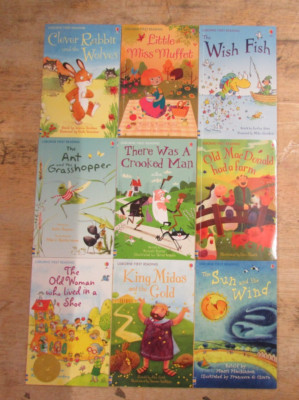 9 HELPFUL FIRST USBORNE READING BOOK SELECTION  ** PAPERBACK **