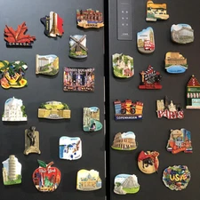 Vintage Style Fridge Magnets to Celebrate Iconic Cities and Sights in Your Home