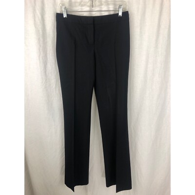 ELIE TAHARI Women's Black Wide Leg Trousers Sz 27