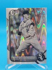 Peyton Pallette 2022 Bowman Draft #BDC-177 1st Bowman Black & White Raywave