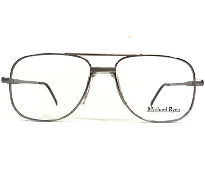 Michael Ryen Brillenfassung MR-156 02 Matt Silber Quadrat Vollrand 54-16-140