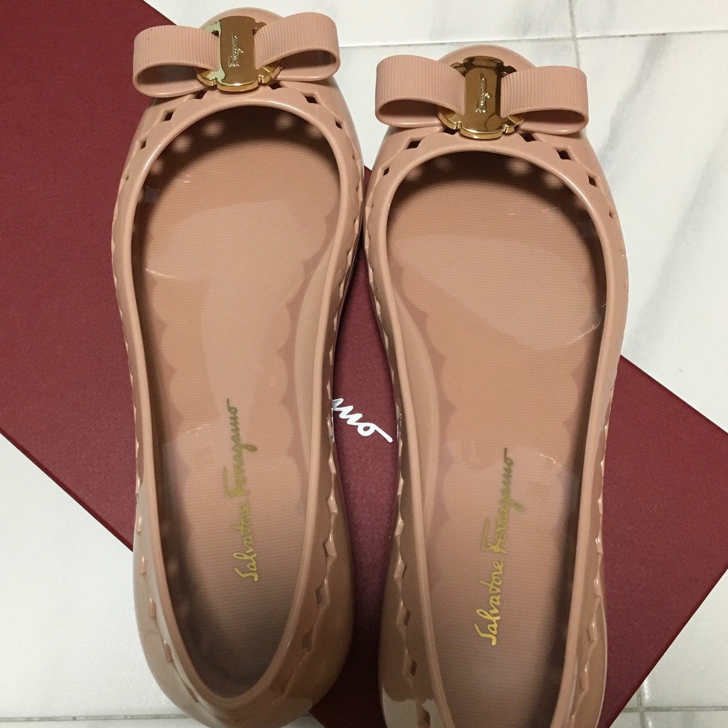 salvatore ferragamo jelly shoes fake