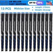 13 Pcs Blue MidSize CP2 Pro Rubber Grip Wrap Grip Club Grip Golf Grip Anti-Slip