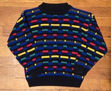 Vintage Coogi Style Geometric Sweater Youth 4T