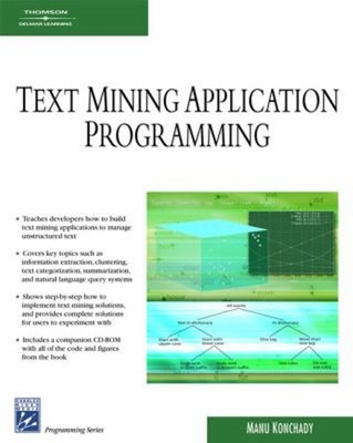 Text Mining Application Programming Compact Disc Manu Konchady