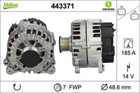 Valeo Generator 443371 Passend FüR Nissan Opel Renault