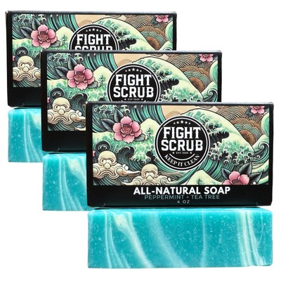 Cold-Process Soap   Peppermint + Tea Tree | Tough on Odor, Gentle on Skin | N...