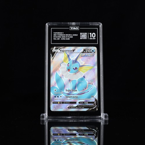 Vaporeon V graded TAG 10 for sale on eBay