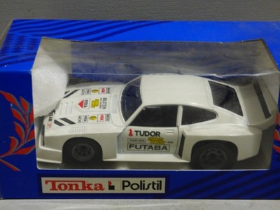 Tonka Polistil Maßstab 1:24 Ford Capri Zakspeed 2000 weiß Tudor Futaba