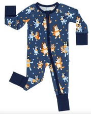 Little Sleepies Bluey Dance Mode Long Sleeve Zippy Size 6-12 months