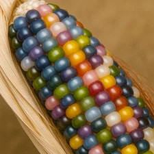 50+ GLASS GEM CORN SEEDS | HEIRLOOM RAINBOW KERNELS | RARE FREE SHIPPING 🌽