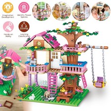 Interactive Building Toy 504 Pieces Tree House Building Blocks Set 3D Gift Boxed