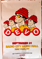 Concert Poster Devo Radio City Music Hall New York September 21 Live Nation Prom