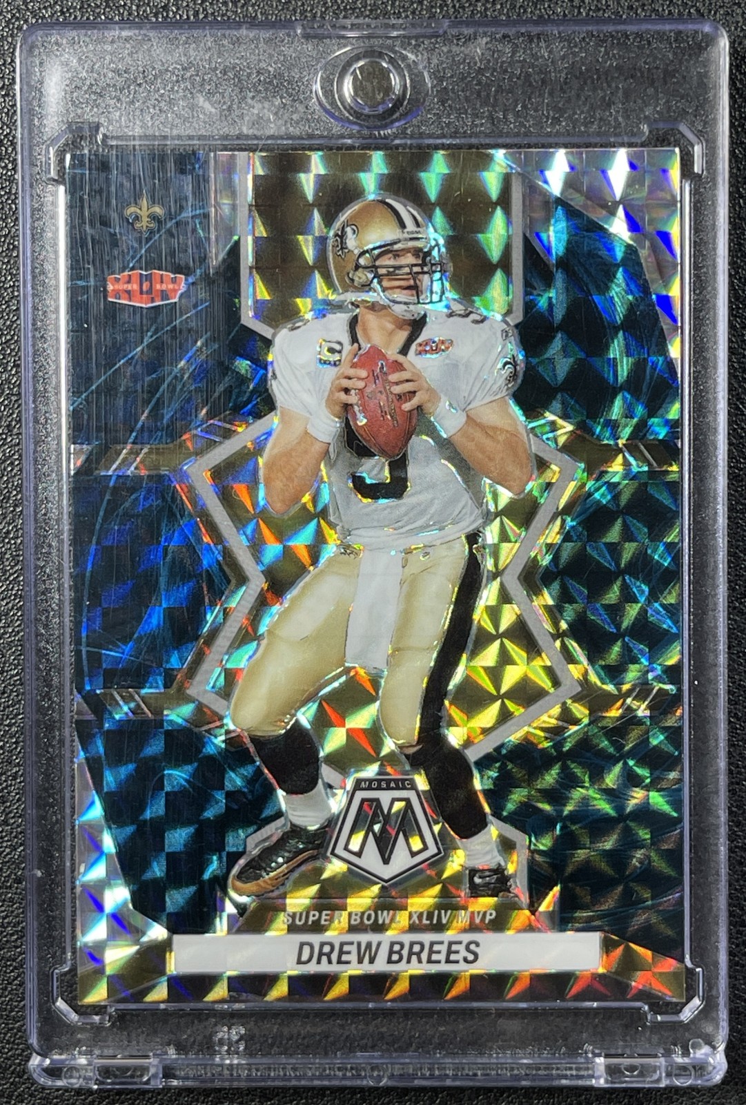 DREW BREES 2022 PANINI MOSAIC #295 GENESIS NEW ORLEANS SAINTS