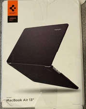 SPIGEN ACS05272 Urban Fit Laptop Case For MacBook Air 13 2022/2024/2025 Black