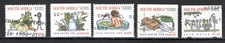 STAMPS SOUTH AFRICA- National Water Conservation, set of 5, 1997-#