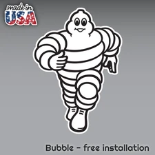 MICHELIN MAN DECAL STICKER 3M VINYL USA TRUCK BIKE HELMET VEHICLE WINDOW WALL