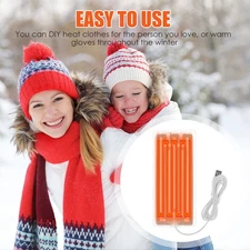 5V USB Cloth Heaters Even Heating USB Film for Cold Days Outdoor fashionable
