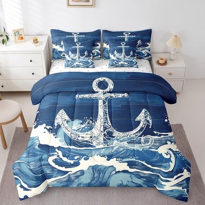 Erosebridal Japan Style Ocean Bed In A Bag For Kids Boys Girlsnautical Anchor