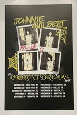 JOHNNIE GUILBERT AUTOGRAPHED 2025 VIOLENT DREAMS FALL US TOUR POSTER NM