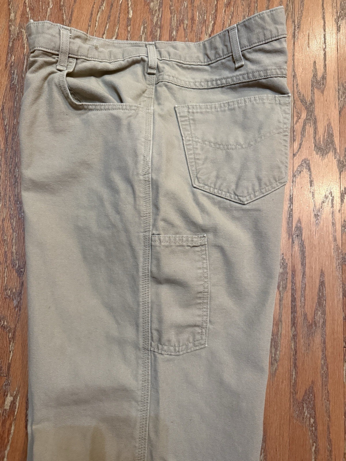 CARHARTT FRB159 GKH Flame Resistant Canvas Loose Fit Dungaree Cargo Pants 36x30. thumbnail 7