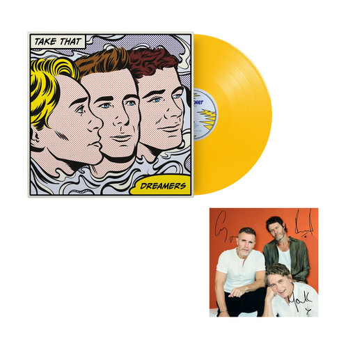 Take That - Dreamers Vinyl LP + Signed Art Card - VÖ: 20.11.26 prezzo ebay