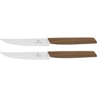 Victorinox Swiss Modern Steakmesser-Set 2-Teilig 12Cm Nussb. Geschenkv.