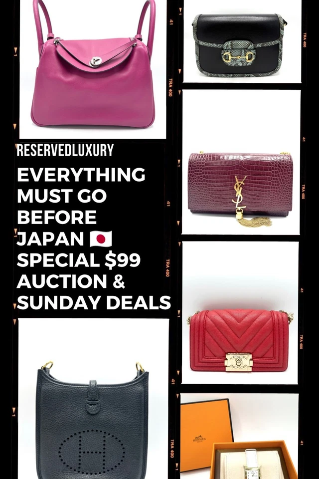 🚨EVERYTHING MUST GO BEFORE JAPAN🚨 SPECIAL $99 AUCTION & SUNDAY DEALS!