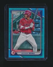 ANTHONY SCULL 2024 BOWMAN PAPER 1ST SKY BLUE RC PARALLEL 191/499 #BP-107