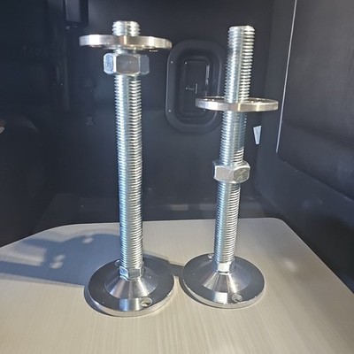 Scaffold 13'' Adjustable Leg Stand 5500 lb Capacity 2 Pack NEW Open Packaging