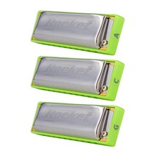 Hohner Rocket Amp Diatonic Harmonica 3-Pack C,G,A Keys 