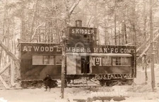 Park Falls WI Wisconsin Atwood Lumber & Mfg Co RPPC Photo Postcard COPY