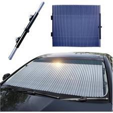 Easy-install Retractable Sunshade For Cars - 25.6x60 Keeps Interior Cool