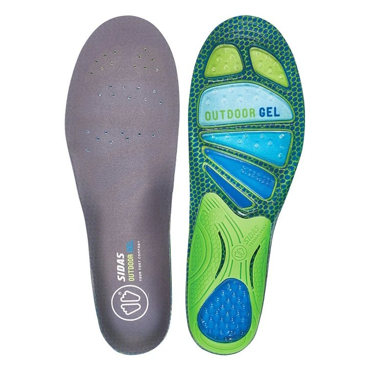 Semelles Outdoor Gel Sidas de randonnée confort bleu taille M