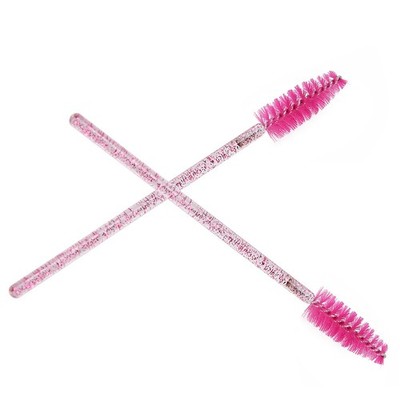50pcs Nylon Makeup Brush Mascara Wands Eyelash Eyebrow Disposable Portable B-DSO