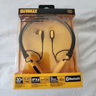 DEWALT Jobsite Pro Neckband Wireless Earphones - Black/Yellow