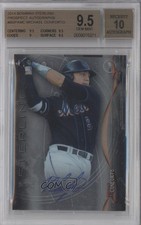 2014 Bowman Sterling Prospect Michael Conforto BGS 9.5 GEM MINT Auto 2e6