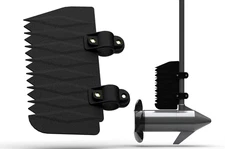 Rudder Clamp for 24 to 55" Trolling Motors, Kayak Rudder Kit for Kayak, Canoe, A